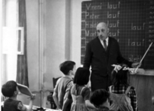 Schulbetrieb 1954
